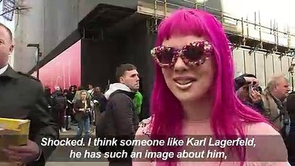 London Fashion Week: reactions to Karl Lagerfeld's death