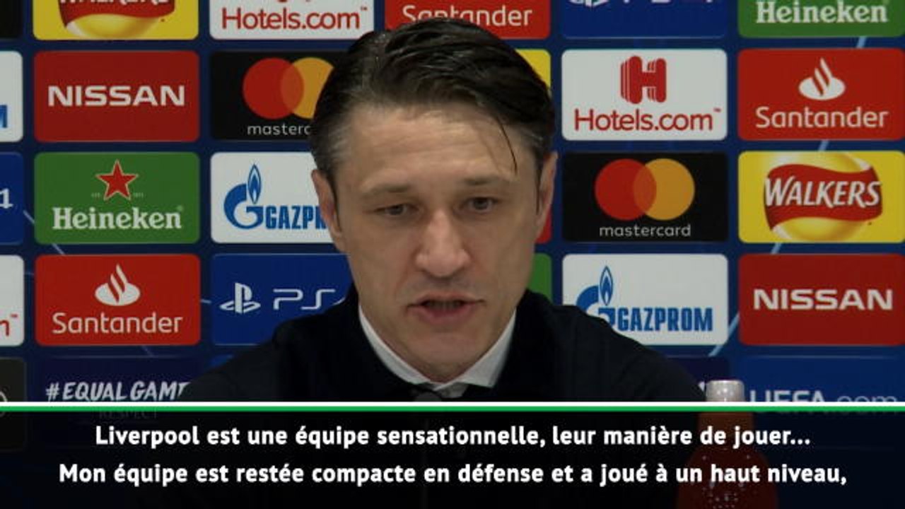 8es - Kovac : "Liverpool, une équipe sensationnelle"
