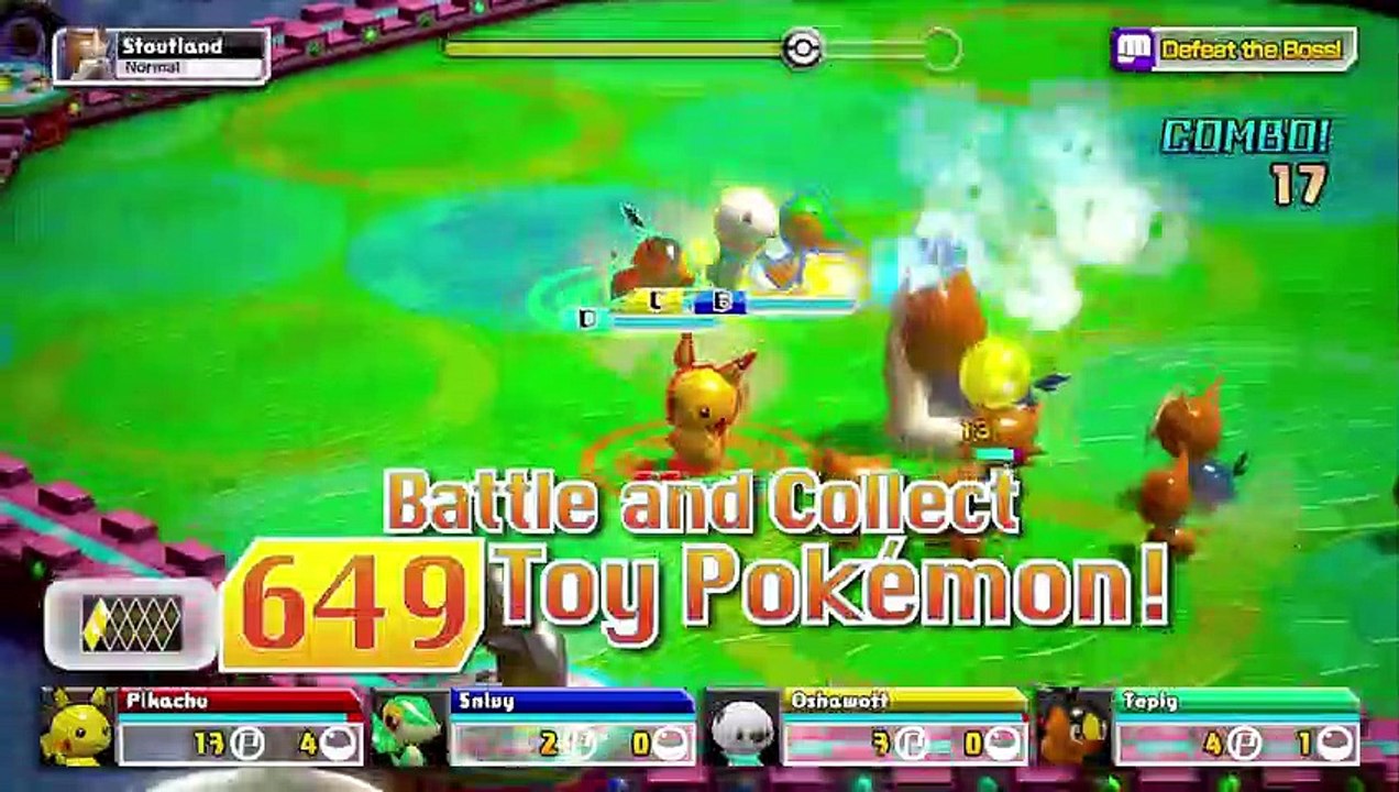 Pokémon Rumble U - Posibilidades