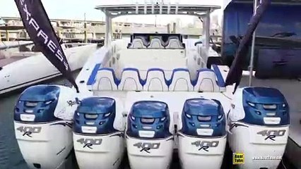 2019 Midnight Express 43 Open 2000hp Center Console Boat - Walkthrough - 2019 Miami Yacht Show