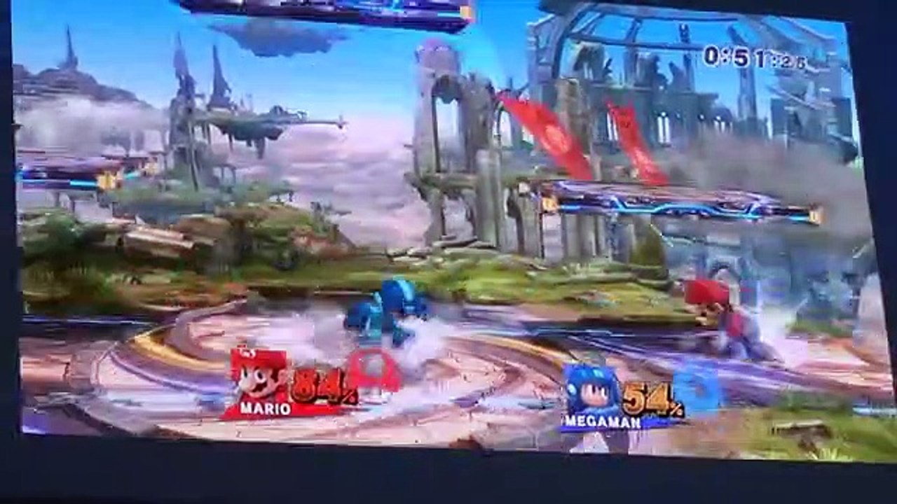 Super Smash Bros. - Mario vs Mega Man