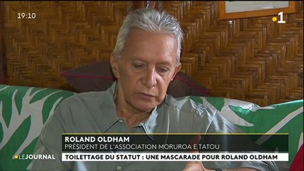 Roland Oldham, président de Moruroa e tatou