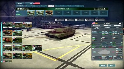 Wargame AirLand Battle - Sistema de cubierta