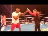 THE BODY SNATCHER - DILLIAN WHYTE (FULL) PUBLIC WORKOUT W/ TRAINER MARK TIBBS / WHYTE v CHISORA