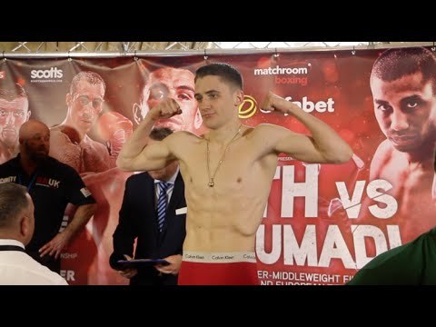 UNBEATEN REECE 'BOMBER' BELLOTTI WEIGHS IN AHEAD OF CLASH WITH JULIO BUITRAGO IN LIVERPOOL
