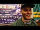 HONEST! TYRONE MINGS BACKING ANTHONY JOSHUA BUT ADMITS HE'S ONLY BEEN FOLLOWING HIM FOR 6 MONTHS!