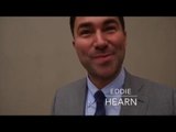 EDDIE HEARN ON MARTIN-JOSHUA WEIGH IN, DAVID HAYE-SHANNON BRIGGS & FURY-KLITSCHKO REMATCH