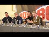 HUGHIE FURY v FRED KASSI PRESS CONFERENCE WITH FRANK WARREN, MICK HENNESSY, RICKY HATTON PETER FURY