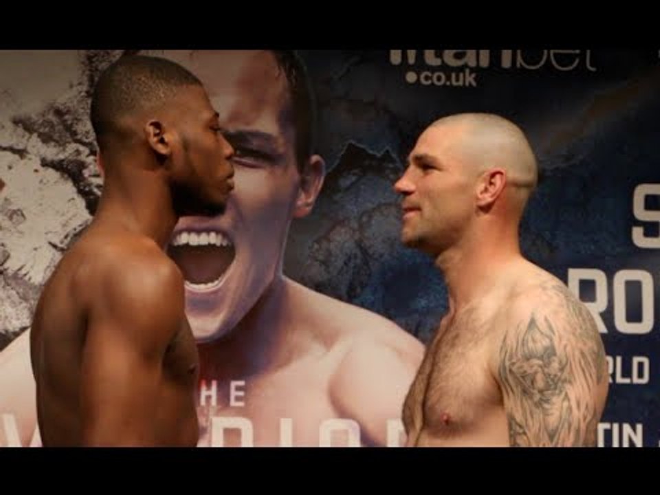 ISAAC CHAMBERLAIN v RUSS HENSHAW - OFFICIAL WEIGH IN VIDEO (LEEDS) / THE WARRIOR RETURNS
