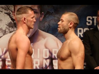 DARREN TETLEY v CASEY BLAIR - OFFICIAL WEIGH IN (FROM LEEDS) / THE WARRIOR RETURNS