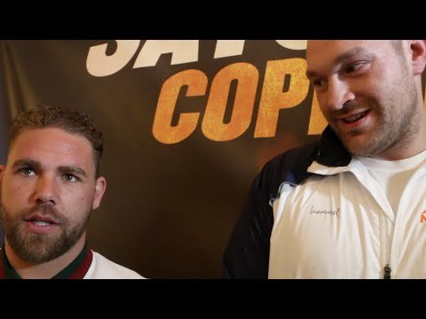 TYSON FURY & BILLY JOE SAUNDERS GO OFF ON ONE WHEN ASKED ABOUT ANTHONY JOSHUA & 'ROLE MODELS'