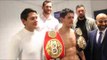 TONY BELLEW, DAVID PRICE, DAVID COLDWELL, GAVIN McDONNELL WITH JAMIE McDONNELL AFTER VARGAS WIN