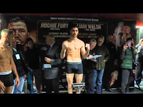 JOE PIGFORD v MIKE BYLES - OFFICIAL WEIGH IN VIDEO FROM COPPERBOX (STRATFORD, LONDON)