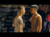 ANTHONY NELSON v JAMIE CONLAN - OFFICIAL WEIGH IN VIDEO FROM COPPERBOX (STRATFORD, LONDON)