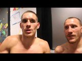LIAM WALSH (WITH RYAN & MICHAEL)  CLAIMS IMPRESSIVE 5TH ROUND TKO WIN OVER TROY JAMES - POST FIGHT