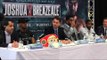 ANTHONY JOSHUA v DOMINIC BREAZEALE (FULL) PRESS CONFERENCE AHEAD OF IBF WORLD TITLE CLASH