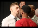 JASON QUIGLEY v JAMES DE LAS ROSA - HEAD TO HEAD @ FINAL PRESS CONFERENCE / CANELO v KHAN