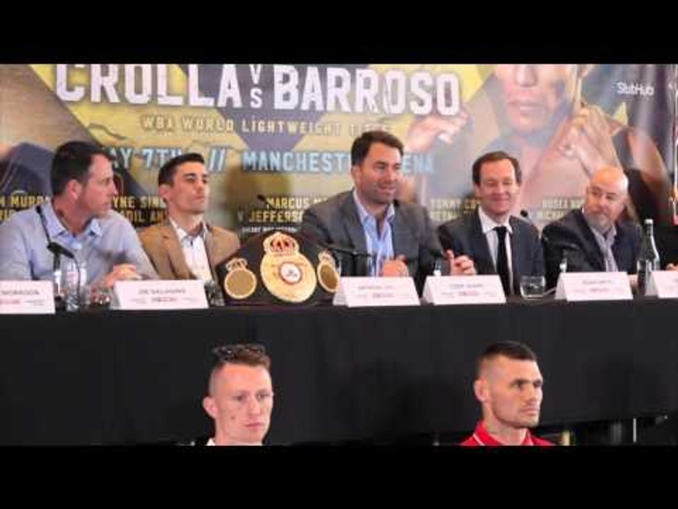 ANTHONY CROLLA v ISMAEL BARROSO - OFFICIAL PRESS CONFERENCE / DANGER ZONE - WBA WORLD TITLE CLASH