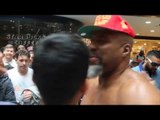 CHAMPPPPP ! - A SHIRT-LESS SHANNON BRIGGS MAKES TIME FOR THE FANS @ CHAMPDAY PUBLIC WORKOUT