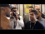 LETS GO KHAN!! SHANNON BRIGGS MEETS AMIR KHAN & TELLS HIM HE WILL KNOCK DAVID HAYE OUT COLD!