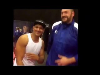 Download Video: TYSON FURY SHOWS OFF HIS DANCE MOVES IN CAMP AHEAD OF WLADIMIR KLITSCHKO REMATCH