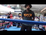 TECHNIQUE !! DAVID HAYE SHADOW BOXING FOOTAGE @ PUBLIC MEDIA WORKOUTS / HAYE DAY