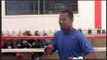 SHANE MOSLEY MEDIA WORKOUT WITH TRAINER 'HANDS OF STONE' ROBERTO DURAN / MOSLEY v AVANESYAN