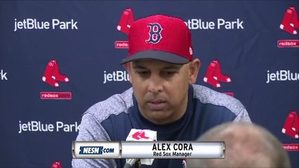 Alex Cora pays tribute to Nick Cafardo