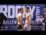 JJ METCALF v TOM KNIGHT - OFFICIAL WEIGH IN & HEAD TO HEAD / REAL LIFE ROCKY STORY