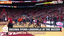 Virginia Stuns Louisville At The Buzzer In 2018 | Relive The Comeback