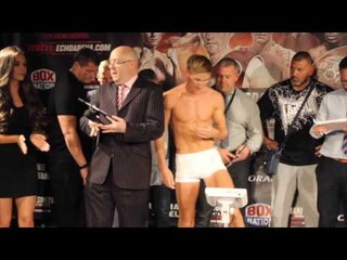 TOM STALKER v ANTONIO BENTO - OFFICIAL WEIGH IN & HEAD TO HEAD / THE HOME COMING