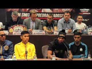 LIAM SMITH v PREDRAG RADOSEVIC - OFFICIAL PRESS CONFERENCE WITH UNDERCARD / THE HOME COMING