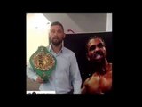 STOP TALKING, PUT YOUR TOP BACK ON & LETS MEET IN THE MIDDLE!! - TONY BELLEW MESSAGE FOR DAVID HAYE