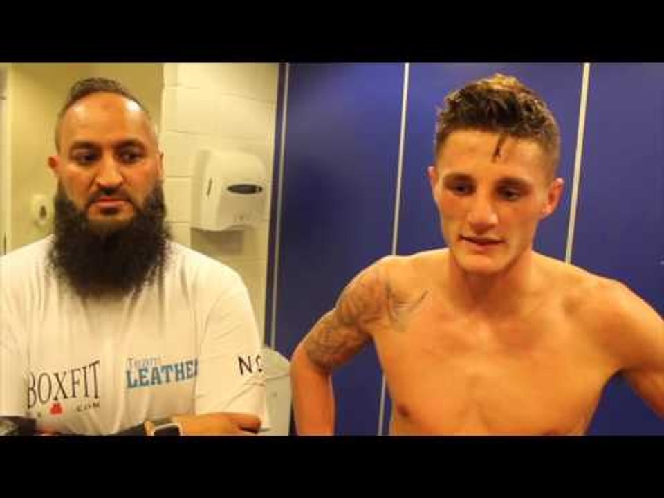 JOSH LEATHER, KALUM LEATHER & COACH IMRAN REACT TO JOSH'S 2ND ROIUND TKO WIN / THE HOME COMING