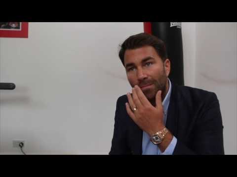 EDDIE HEARN - 'GOLOVKIN v EUBANK EDGING CLOSER' / TALKS CROLLA v LINARES, FLANAGAN & BROOK v VARGAS