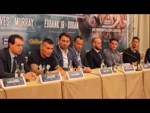 GEORGE GROVES v MARTIN MURRAY - OFFICIAL PRESS CONFERENCE W/ EDDIE HEARN, NISSE SAUERLAND