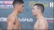 ANTHONY OGOGO v FRANE RADNIC - OFFICAL WEIGH IN & HEAD TO HEAD / JOSHUA v BREAZEALE