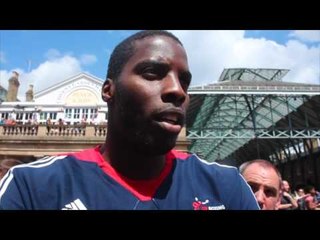 TEAM GB HEAVYWEIGHT STAR LAWRENCE OKOLIE TALKS ANTHONY JOSHUA v DOMINIC BREAZEALE / & RIO 2016