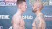 TED CHEESEMAN v DANNY LITTLE  - OFFICIAL WEIGH IN & HEAD TO HEAD / JOSHUA v BREAZEALE