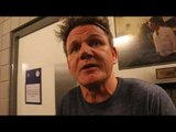 GORDAN RAMSAY REACTS TO ANTHONY JOSHUA KNOCKING OUT DOMINIC BREAZEALE / POST FIGHT INTERVIEW