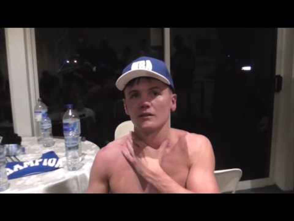 IRISHMAN DARRAGH FOLEY CLAIMS WBA OCEANIA TITLE WITH EMPHATIC TKO WIN IN AUSTRALIA (POST FIGHT)