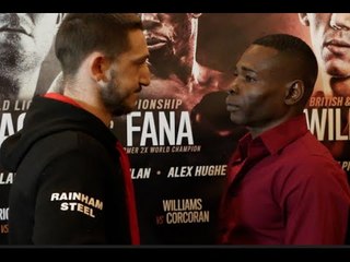 GUILLERMO RIGONDEAUX v JAZZA DICKENS - HEAD TO HEAD @ PRESS CONFERENCE / RIGONDEAUX v  DICKENS