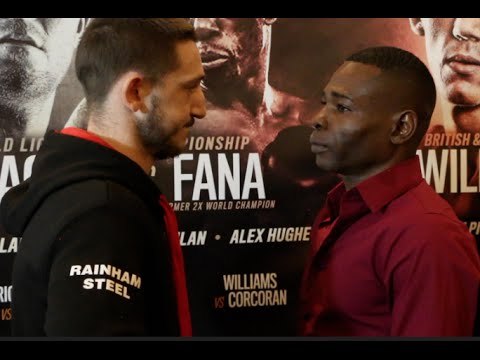 GUILLERMO RIGONDEAUX v JAZZA DICKENS - HEAD TO HEAD @ PRESS CONFERENCE / RIGONDEAUX v DICKENS