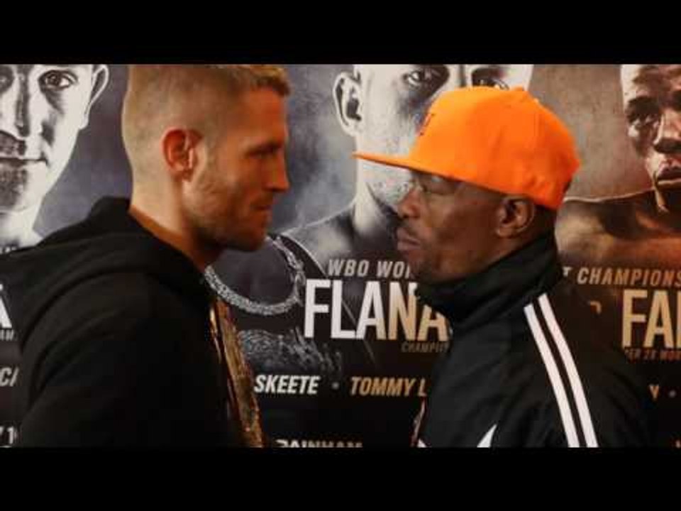TERRY FLANAGAN v  MZONKE FANA - OFFICIAL HEAD TO HEAD @ PRESS CONFERENCE / FLANAGAN v FANO