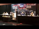 EDDIE HEARN & ADAM SMITH @ GENNADY GOLOVKIN v KELL BROOK PRESS CONFERENCE (NEW YORK)