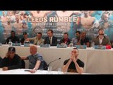 MUST WATCH! - DILLIAN WHYTE & DAVE ALLEN GO AT IT @ HEATED FINAL PRESS CONFERENCE / LEEDS RUMBLE