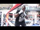 BODY-SNATCHER RAW! - DILLIAN WHYTE HAMMERS THE PADS WITH TRAINER MARK TIBSS / WHYTE v ALLEN