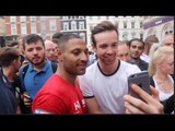 SPECIAL MOMENT!! - KELL BROOK MEETS THE FANS @ PUBLIC WORKOUTS / GOLOVKIN v BROOK