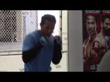 BENSON HENDERSON - **COMPLETE** OFFICIAL MEDIA WORKOUT AHEAD OF HIS FIGHT IN HONDA CENTRE, ANAHEIM