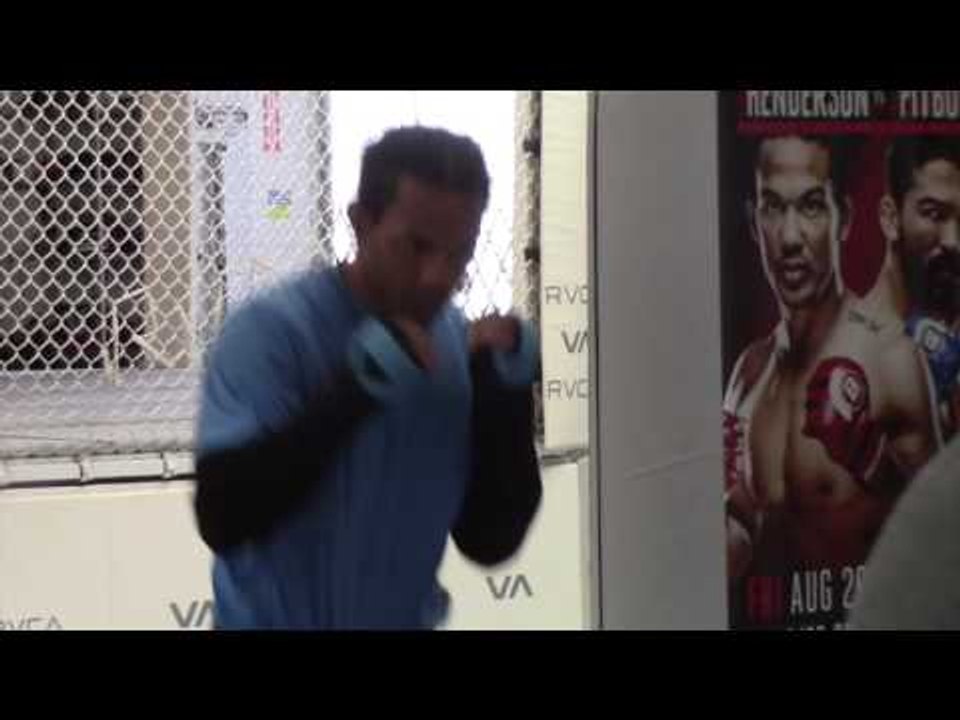 BENSON HENDERSON - **COMPLETE** OFFICIAL MEDIA WORKOUT AHEAD OF HIS FIGHT IN HONDA CENTRE, ANAHEIM